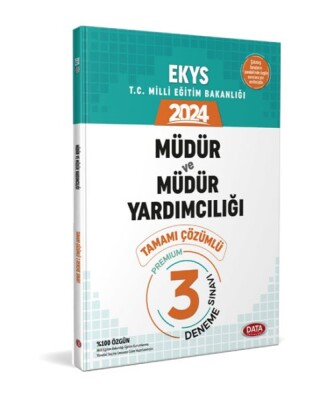 Data 2024 Meb Ekys Müdür Ve Müdür Yardımcılığı 3 Deneme Sınavı Tamamı Çözümlü - Data Yayınları