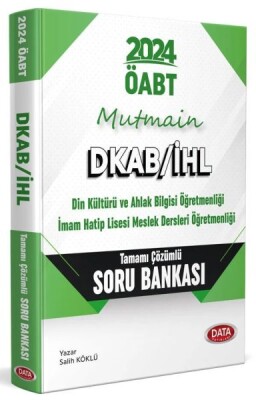 Data 2024 Öabt Mutmain Dkab/İhl Tamamı Çözümlü Soru Bankası - Data Yayınları