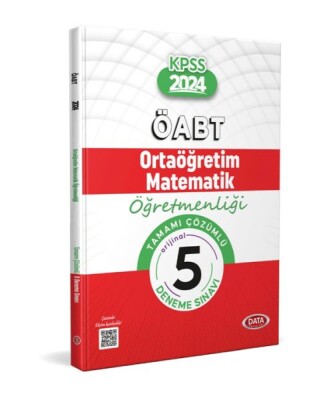 Data 2024 Öabt Ortaöğretim Matematik Öğretmenliği Tamamı Çözümlü 5 Deneme - Data Yayınları