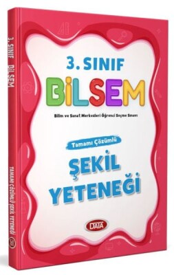 Data 3. Sınıf Bilsem Tamamı Çözümlü Şekil Yeteneği - Data Yayınları