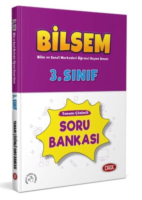 Data 3. Sınıf Bilsem Tamamı Çözümlü Soru Bankası - Data Yayınları