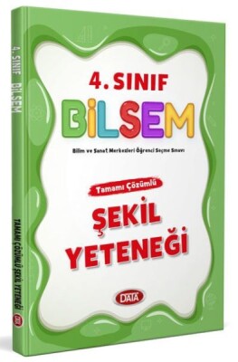 Data 4. Sınıf Bilsem Tamamı Çözümlü Şekil Yeteneği - Data Yayınları