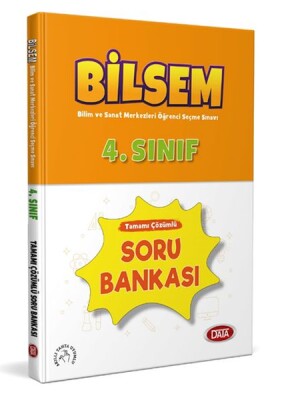 Data 4. Sınıf Bilsem Tamamı Çözümlü Soru Bankası - Data Yayınları