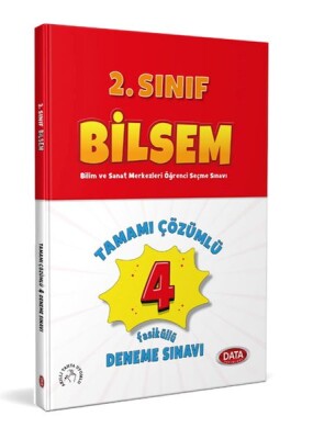 Data Bilsem 2. Sınıf Tamamı Çözümlü 4 Fasikül Deneme Sınavı - Data Yayınları