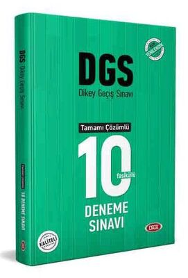 Data DGS Çözümlü 10 Fasikül Deneme Sınavı - 1