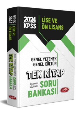 Data Kpss Lise Ve Ön Lisans Genel Yetenek - Genel Kültür Tek Kitap Soru Bankası - Data Yayınları
