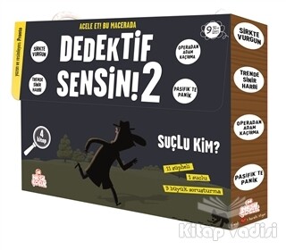 Dedektif Sensin! 2 (4 Kitap Takım) - Nesil Çocuk