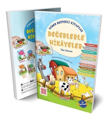 Değerlerle Hikayeler (10 Kitap Takım) - Yumurcak Yayınları