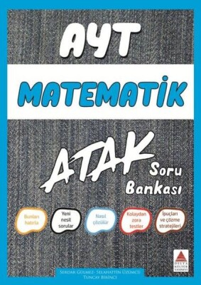 Delta AYT Matematik Atak Soru Bankası (Yeni) - Delta Kültür Yayınevi