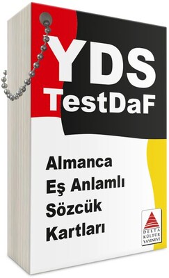 Delta Kültür Almanca Eşanlamlı Sözcük Kartları / YDS TestDaF - Delta Kültür Yayınevi