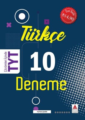Delta Kültür TYT Türkçe 10 Deneme (Yeni) - Delta Kültür Yayınevi