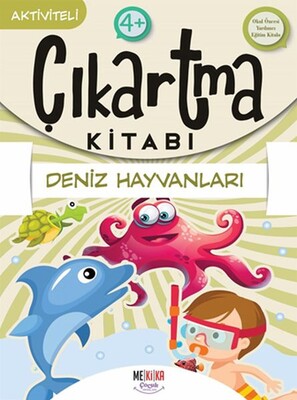 Deniz Hayvanları - Çıkartma Kitabı - Mekika Çocuk