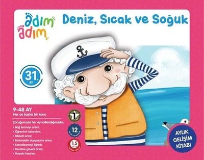 Deniz, Sıcak ve Soğuk - 31. Ay Gelişim Kitabı - Adım Adım Bebek Eğitimi