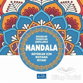 Desenler Tezhipler Şekillerle Mandala - Mavi Kitap - 1