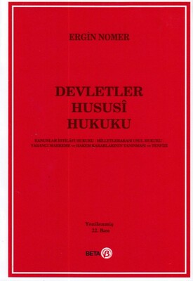 Devletler Hususi Hukuku - Beta Yayınevi