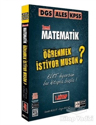 DGS ALES KPSS Temel Matematik Video Çözümlü Soru Bankası 1. Kitap - Mutlak Değer Yayınları