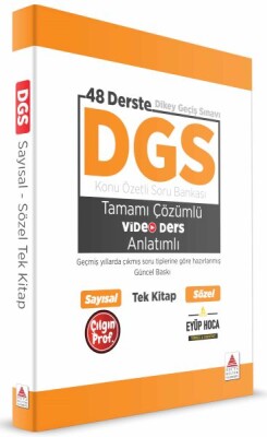 DGS Kitap Konu Özetli Soru Bankası Video Anlatımlı Tek Kitap - Delta Kültür Yayınevi