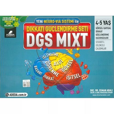 DGS MIXT Dikkati Güçlendirme Seti 4-5 Yaş - Adeda Yayıncılık