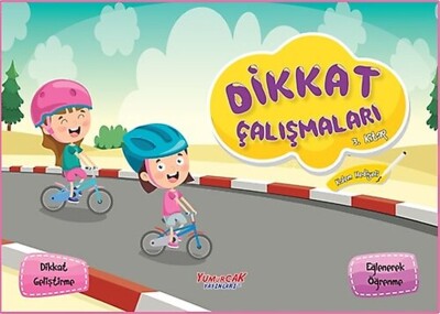 Dikkat Çalışmaları 3. Kitap (Kalem Hediyeli) - Yumurcak Yayınları