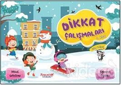 Dikkat Çalışmaları 4. Kitap (Kalem Hediyeli) - Yumurcak Yayınları