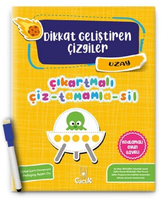 Dikkat Geliştiren Çizgiler – Uzay - Floki Çocuk