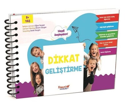 Dikkat Geliştirme 8+ Yaş - Yumurcak Yayınları