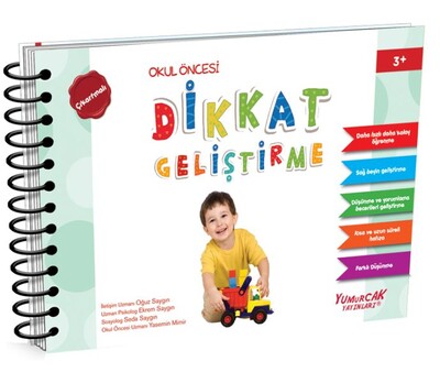 Dikkat Geliştirme - Okul Öncesi (3 Yaş) - Yumurcak Yayınları