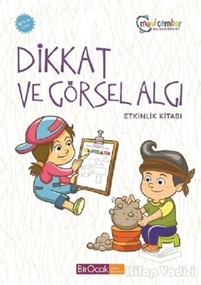 Dikkat ve Görsel Algı Etkinlik Kitabı (48 Ay ve Üzeri) - Mavi Çember Okul Öncesi Eğitim - Bir Ocak Yayınları