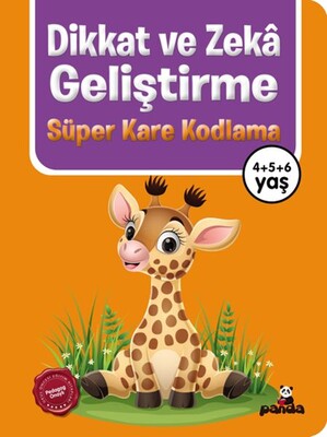 Dikkat ve Zekâ Geliştirme - Kare Kodlama - Beyaz Panda Yayınları