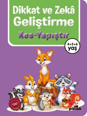 Dikkat ve Zekâ Geliştirme – Kes - Yapıştır - Beyaz Panda Yayınları