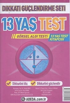 Dikkati Güçlendirme Seti 13 Yaş Test - Adeda Yayıncılık