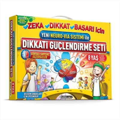 Dikkati Güçlendirme Seti 2. Sınıf – 8 yaş- Neuro-Via - Adeda Yayıncılık