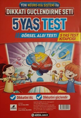 Dikkati Güçlendirme Seti 5 Yaş Test - Adeda Yayıncılık