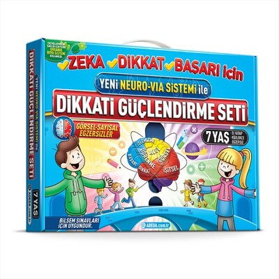 Dikkati Güçlendirme Seti 7 Yaş - Adeda Yayıncılık