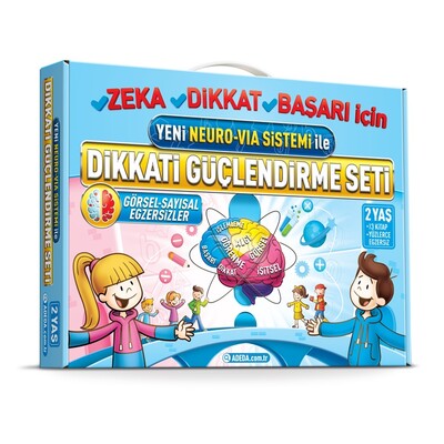 Dikkati Güçlendirme Seti - Anasınıfı –2 Yaş Neuro Via - Adeda Yayıncılık