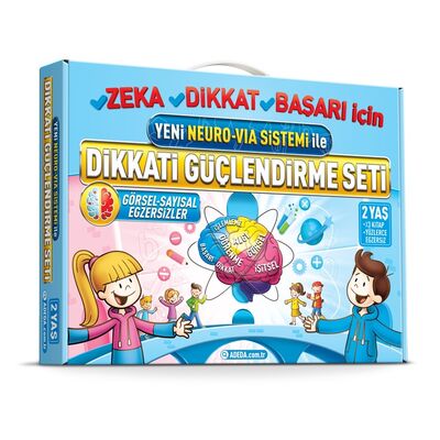 Dikkati Güçlendirme Seti - Anasınıfı –2 Yaş Neuro Via - 1