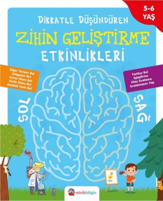 Dikkatle Düşündüren Zihin Geliştirme Etkinlikleri 1 - Minik Bilgin