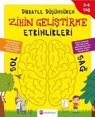 Dikkatle Düşündüren Zihin Geliştirme Etkinlikleri 2 - Minik Bilgin