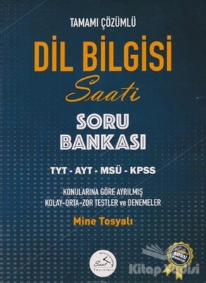 Dil Bilgisi Saati Tamamı Çözümlü Soru Bankası - Saat Yayınları