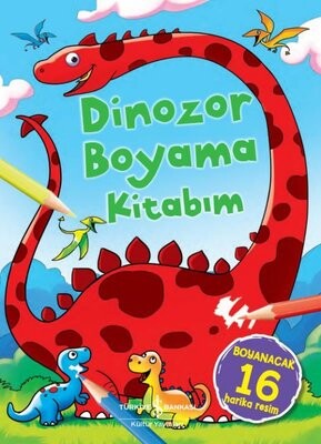 Dinozor Boyama Kitabım - İş Bankası Kültür Yayınları