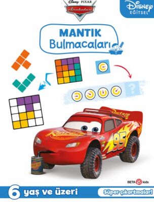 Disney Eğitsel Arabalar Çıkartmalı Mantık Bulmacaları - 1