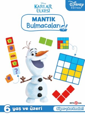 Disney Eğitsel Karlar Ülkesi Çıkartmalı Mantık Bulmacaları - Beta Kids