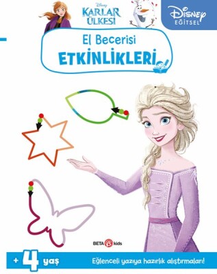 Disney Eğitsel Karlar Ülkesi El Becerisi Etkinlikleri Yazıya Hazırlık - Beta Kids