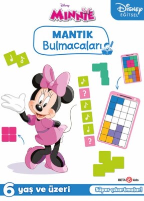 Disney Eğitsel Minnie Çıkartmalı Mantık Bulmacaları - Beta Kids