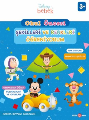 Disney Eğitsel Okul Öncesi Şekilleri ve Renkleri Öğreniyorum - Beta Kids