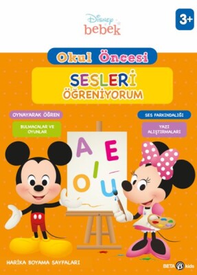 Disney Eğitsel Okul Öncesi Sesleri Öğreniyorum - Beta Kids