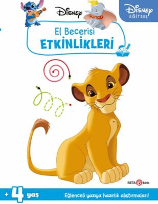 Disney Eğitsel Simba El Becerisi Etkinlikleri Yazıya Hazırlık - Beta Kids