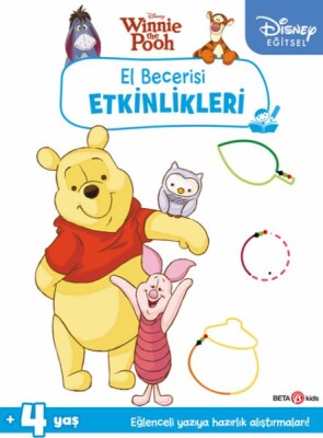 Disney Eğitsel Winnie the Pooh El Becerisi Etkinlikleri Yazıya Hazırlık - Beta Kids