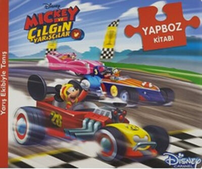 Disney Mickey Mouse ve Çılgın Yarışçılar-Yapboz Kitabı - 1
