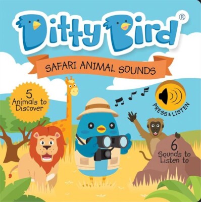 Ditty Bird: Safari Animal Sounds (Sesli Kitap) - Mema Publishing